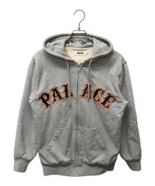 PALACE（パレス）の古着「アーチロゴジップパーカー」｜グレー