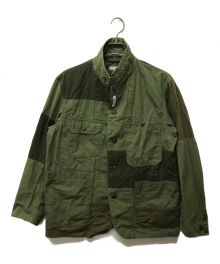 Engineered Garments（エンジニアド ガーメンツ）の古着「パッチワークベッドフォードジャケット」｜オリーブ