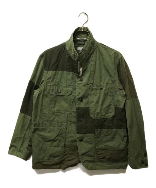 Engineered Garments（エンジニアド ガーメンツ）Engineered Garments (エンジニアド ガーメンツ) パッチワークベッドフォードジャケット オリーブ サイズ:SIZE Sの古着・服飾アイテム