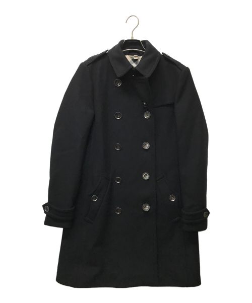 BURBERRY BRIT（バーバリーブリット）BURBERRY BRIT (バーバリーブリット) ウールトレンチコート ブラック サイズ:SIZE 44の古着・服飾アイテム