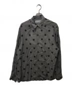 WACKO MARIAワコマリア）の古着「DOTS OPEN COLLAR SHIRT」｜グレー