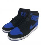 NIKEナイキ）の古着「Air Jordan 1 Retro High OG」｜ブラック×ブルー