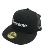 SUPREME×New Eraシュプリーム×ニューエラ）の古着「23SS ボックスロゴメッシュキャップ」｜ブラック