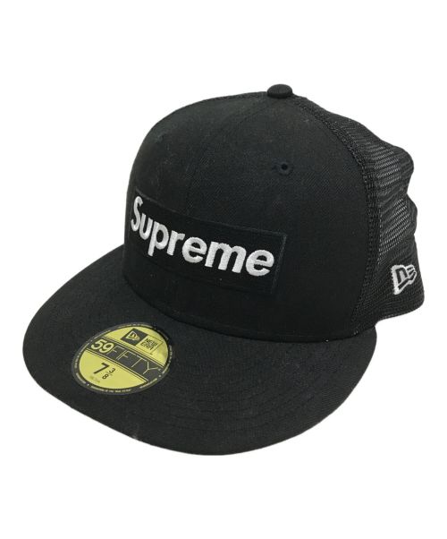 SUPREME（シュプリーム）Supreme (シュプリーム) New Era (ニューエラ) 23SS ボックスロゴメッシュキャップ ブラックの古着・服飾アイテム