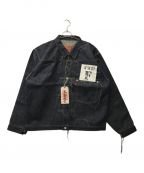 FULLCOUNTフルカウント）の古着「WW2 MODEL BROWN COTTON DENIM JACKET 大戦デニムジャケット」｜インディゴ