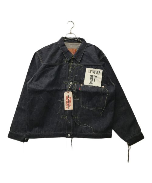 FULLCOUNT（フルカウント）FULLCOUNT (フルカウント) WW2 MODEL BROWN COTTON DENIM JACKET 大戦デニムジャケット インディゴ サイズ:SIZE L44の古着・服飾アイテム