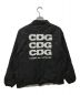 CDG (シーディージー) バックプリントコーチジャケット ブラック サイズ:L：11000円