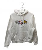 KITHキス）の古着「Spider-Man Comic Covers Hoodie」｜ホワイト