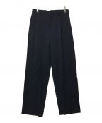 ATONエイトン）の古着「High Twist Wool Wide Pants」｜ネイビー