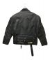 HARLEY-DAVIDSON (ハーレーダビッドソン) シングルレザーライダースジャケット ブラック サイズ:SIZE Free：15000円