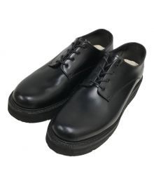 foot the coacher（フットザコーチャー）の古着「HARDER GLOXI CUT SOLE ドレスシューズ」｜ブラック