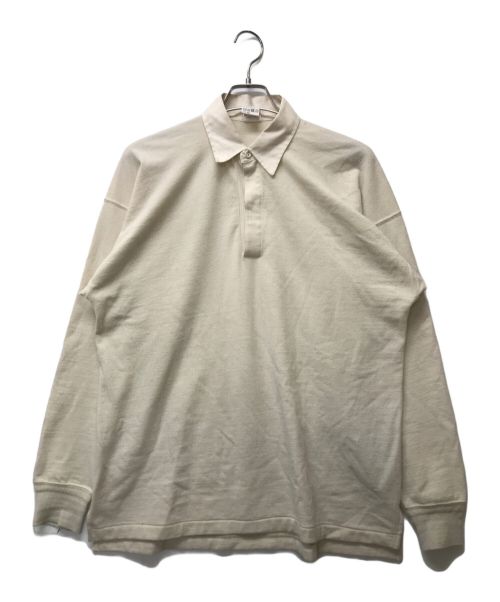 COMOLI（コモリ）COMOLI (コモリ) ウール ラグビーシャツ ベージュ サイズ:SIZE 3の古着・服飾アイテム