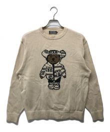 Hysteric Glamour（ヒステリックグラマー）の古着「HYSTERIC TEDDY ジャカード セーター」｜ベージュ