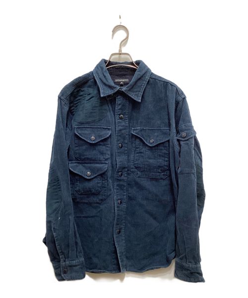 Engineered Garments（エンジニアド ガーメンツ）Engineered Garments (エンジニアド ガーメンツ) ガンパッチコーデュロイシャツ ネイビー サイズ:Sの古着・服飾アイテム