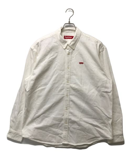 SUPREME（シュプリーム）Supreme (シュプリーム) Small Box Shirt White Denim Shirt ホワイト サイズ:SIZE Lの古着・服飾アイテム