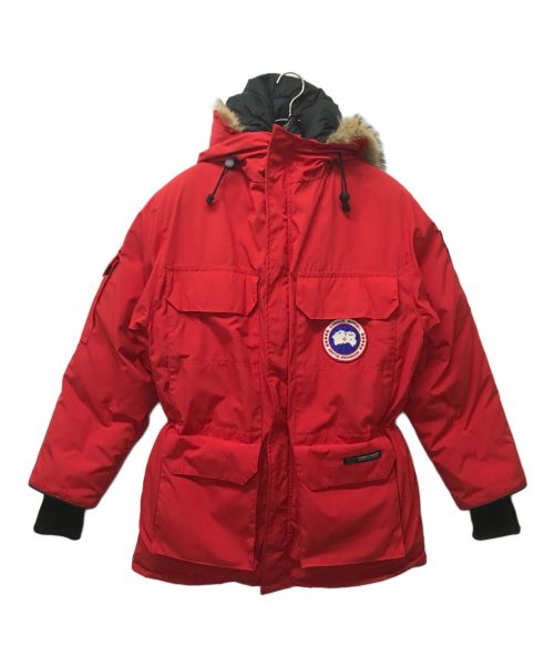 CANADA GOOSE（カナダグース）CANADA GOOSE (カナダグース) エクスペディションパーカ- レッド サイズ:SIZE Lの古着・服飾アイテム