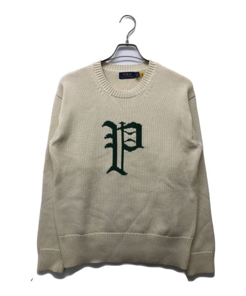 POLO RALPH LAUREN（ポロ・ラルフローレン）POLO RALPH LAUREN (ポロ・ラルフローレン) LSCNGOTHICP-LONG SLEEVE-PULLOVER アイボリー サイズ:SIZE Mの古着・服飾アイテム