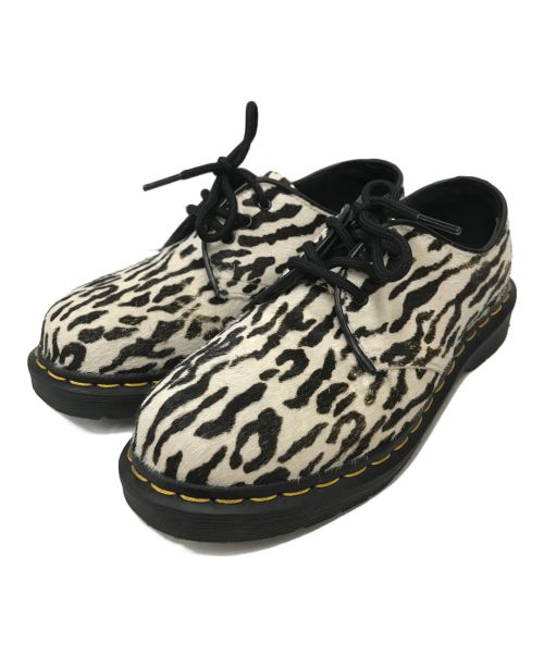 Dr.Martens（ドクターマーチン）Dr.Martens (ドクターマーチン) WACKO MARIA (ワコマリア) ハラコ3ホールシューズ ベージュ サイズ:SIZE UK3の古着・服飾アイテム