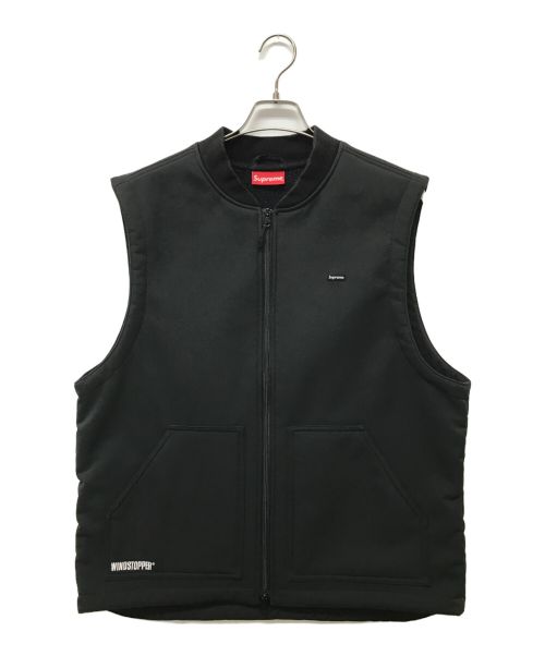 SUPREME（シュプリーム）Supreme (シュプリーム) WINDSTOPPER Work Vest ブラック サイズ:SIZE Lの古着・服飾アイテム