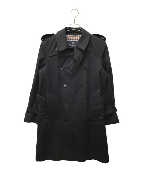 Aquascutum（アクアスキュータム）Aquascutum (アクアスキュータム) KINGSWAY トレンチコート ネイビー サイズ:SIZE 36の古着・服飾アイテム