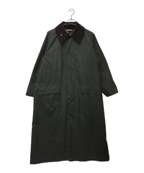 Barbour（バブアー）Barbour (バブアー) バーレー オイルドロングコート ブラウン サイズ:42の古着・服飾アイテム