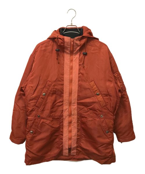 NIGEL CABOURN（ナイジェルケーボン）NIGEL CABOURN (ナイジェルケーボン) フリースライナーフーデッドジャケット レッド サイズ:SIZE 02 REGの古着・服飾アイテム