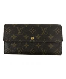 LOUIS VUITTON（ルイ ヴィトン）の古着「ポシェット・ポルトモネ クレディ」｜ブラウン