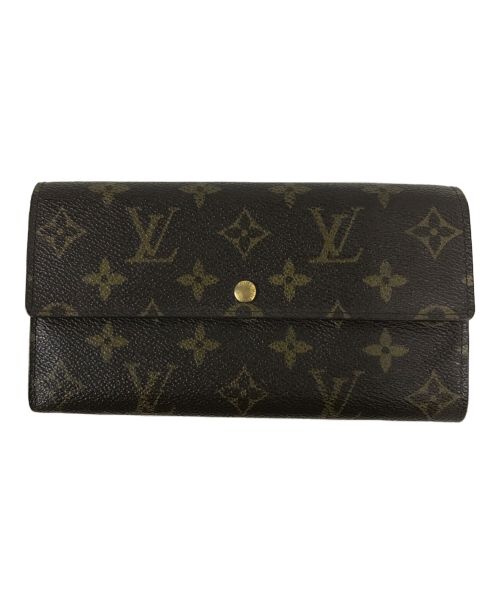 LOUIS VUITTON（ルイ ヴィトン）LOUIS VUITTON (ルイ ヴィトン) ポシェット・ポルトモネ クレディ ブラウンの古着・服飾アイテム