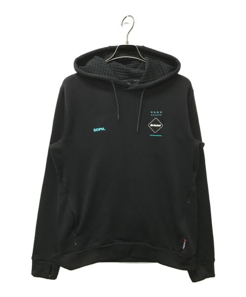 F.C.R.B.（エフシーアールビー）F.C.R.B. (エフシーアールビー) POLARTEC POWER STRETCH TRAINING HOODIE ブラック サイズ:SIZE Lの古着・服飾アイテム