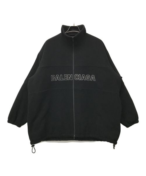 BALENCIAGA（バレンシアガ）BALENCIAGA (バレンシアガ) FLEECE TRACKSUIT JACKET ブラック サイズ:SIZE 44の古着・服飾アイテム