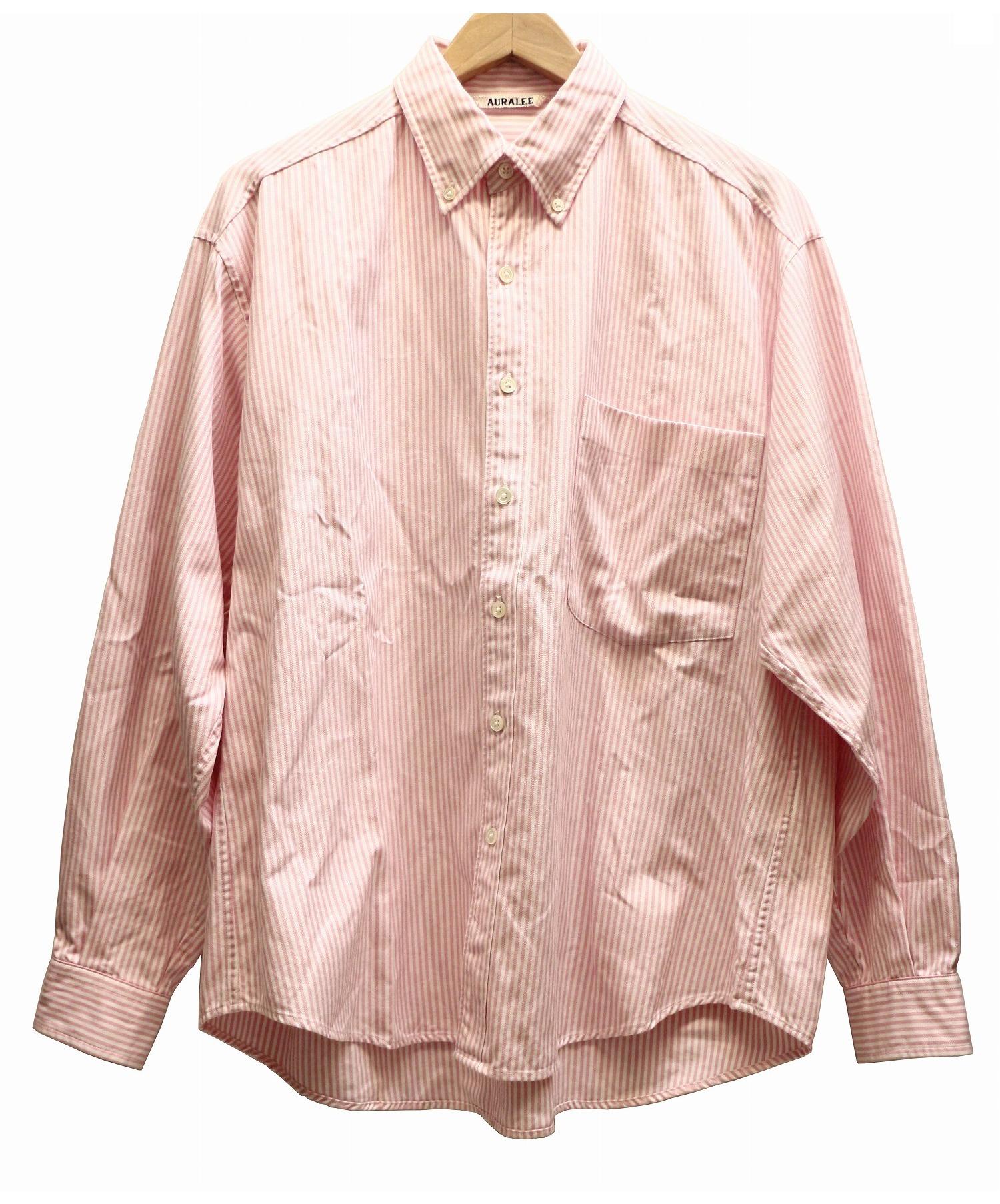 中古 古着通販 Auralee オーラリー Candy Stripe Shirt ピンク サイズ 表記サイズ 3 参考価格28 080円 ブランド 古着通販 トレファク公式 Trefac Fashion