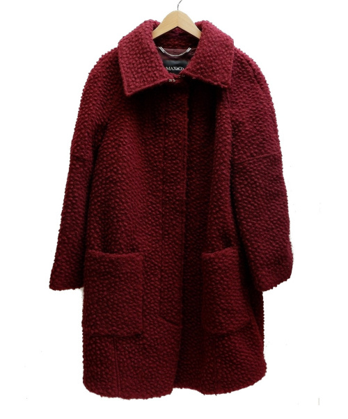 red teddy coat zara