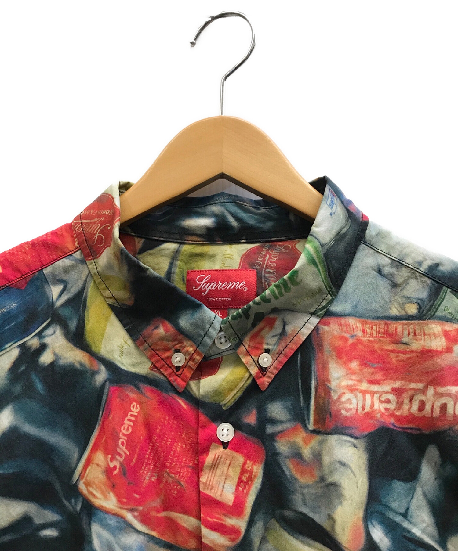 supreme cans shirt シュプリーム シャツ L