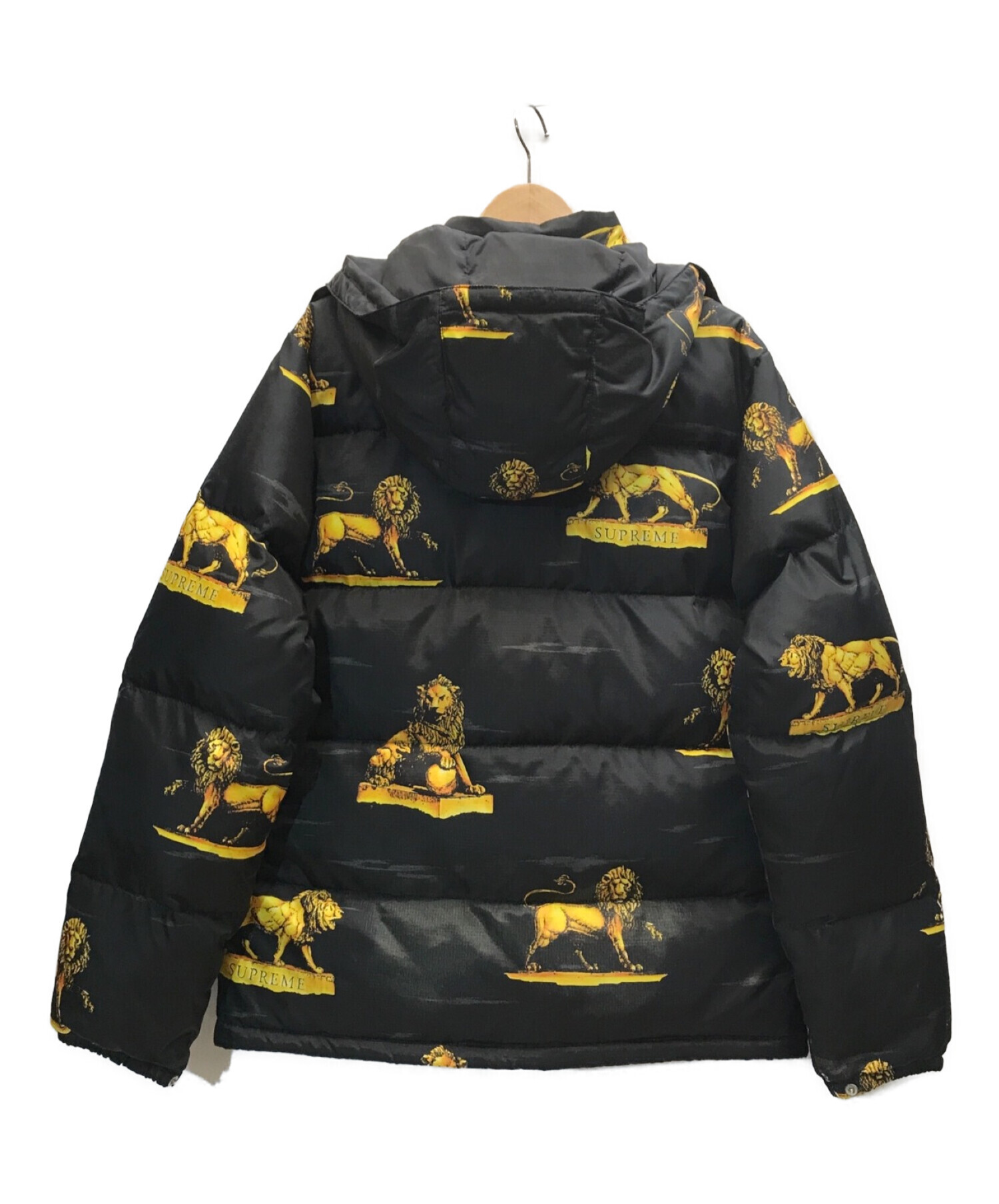 supreme lion puffer jacket