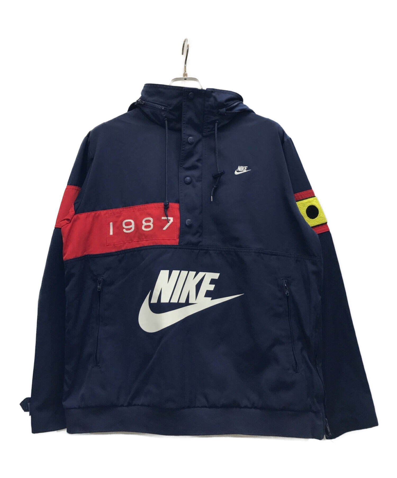 在庫通販 ヤフオク! - 良好 NIKE ナイキ ライズパックウーブンアノラッ