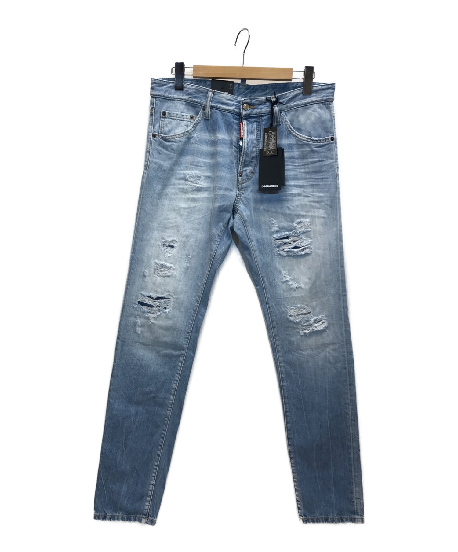 DSQUARED2 (ディースクエアード) 22SS COOL GUY JEAN クールガイジーンズ ダメージデニム ブルー サイズ:48 未使用品