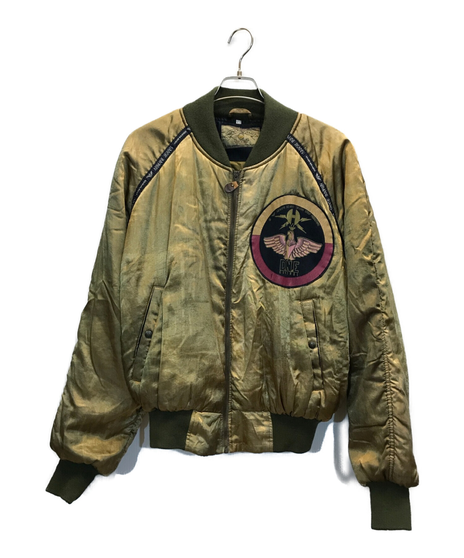 ギフト armani jeans bomber jacket ビンテージ アルマーニ - 通販