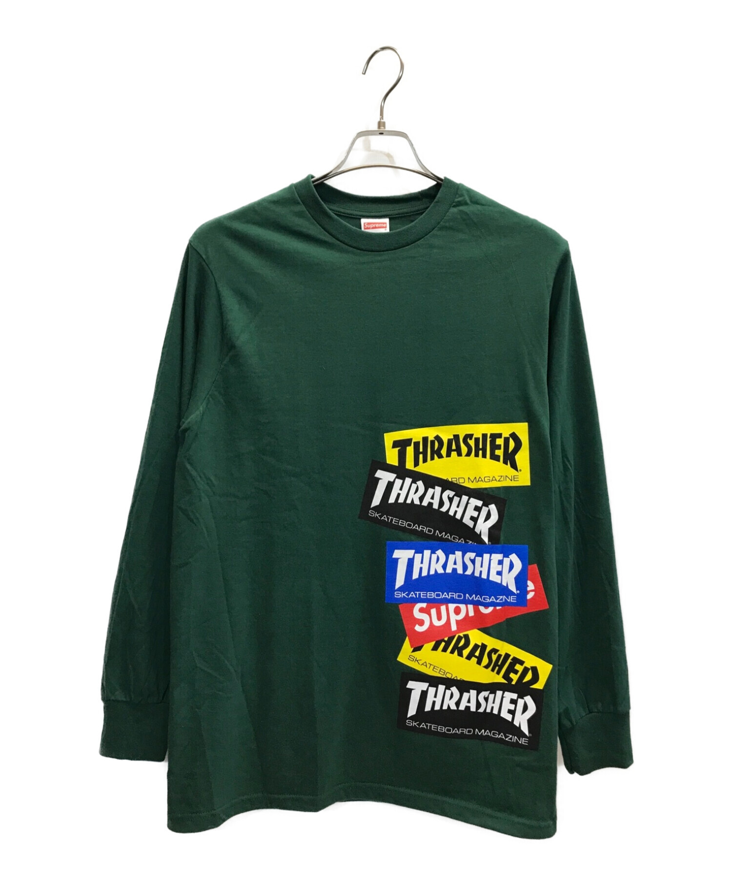 人気絶頂 supreme Watercolor Tee pale green S asakusa.sub.jp