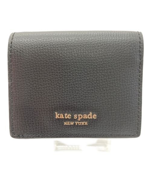 Kate Spade（ケイトスペード）Kate Spade (ケイトスペード) 3つ折り財布 ブラックの古着・服飾アイテム