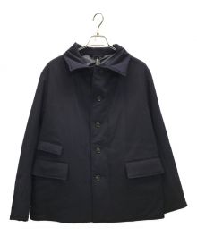 MACKINTOSH（マッキントッシュ）の古着「CORPUS WOOL BLAZER ウールジャケット　ウールステンカラーコート」｜ネイビー