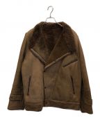 Colzer Internationalコルザ― インターナショナル）の古着「ムートンフライトジャケット」｜ブラウン