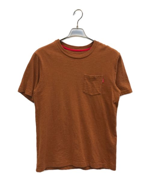 SUPREME（シュプリーム）SUPREME (シュプリーム) ポケットTシャツ ブラウン サイズ:Sの古着・服飾アイテム