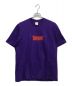 SUPREME（シュプリーム）の古着「22SS Ralph Steadman Box Logo Tee　ラルフ ステッドマン ボックス ロゴ Tシャツ」｜パープル