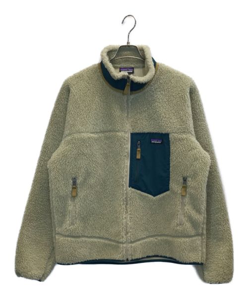 Patagonia（パタゴニア）Patagonia (パタゴニア) Classic Retro-X Jacket　クラシック・レトロX・ジャケット ベージュ×グリーン サイズ:Lの古着・服飾アイテム