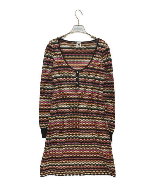 m missoni（エムミッソーニ）m missoni (エムミッソーニ) ワンピース マルチカラー サイズ:42の古着・服飾アイテム