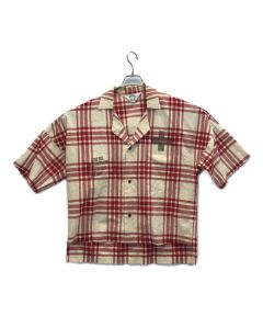 中古・古着通販】SUNSEA (サンシー) Linen Check Fried Shrimp Shirt