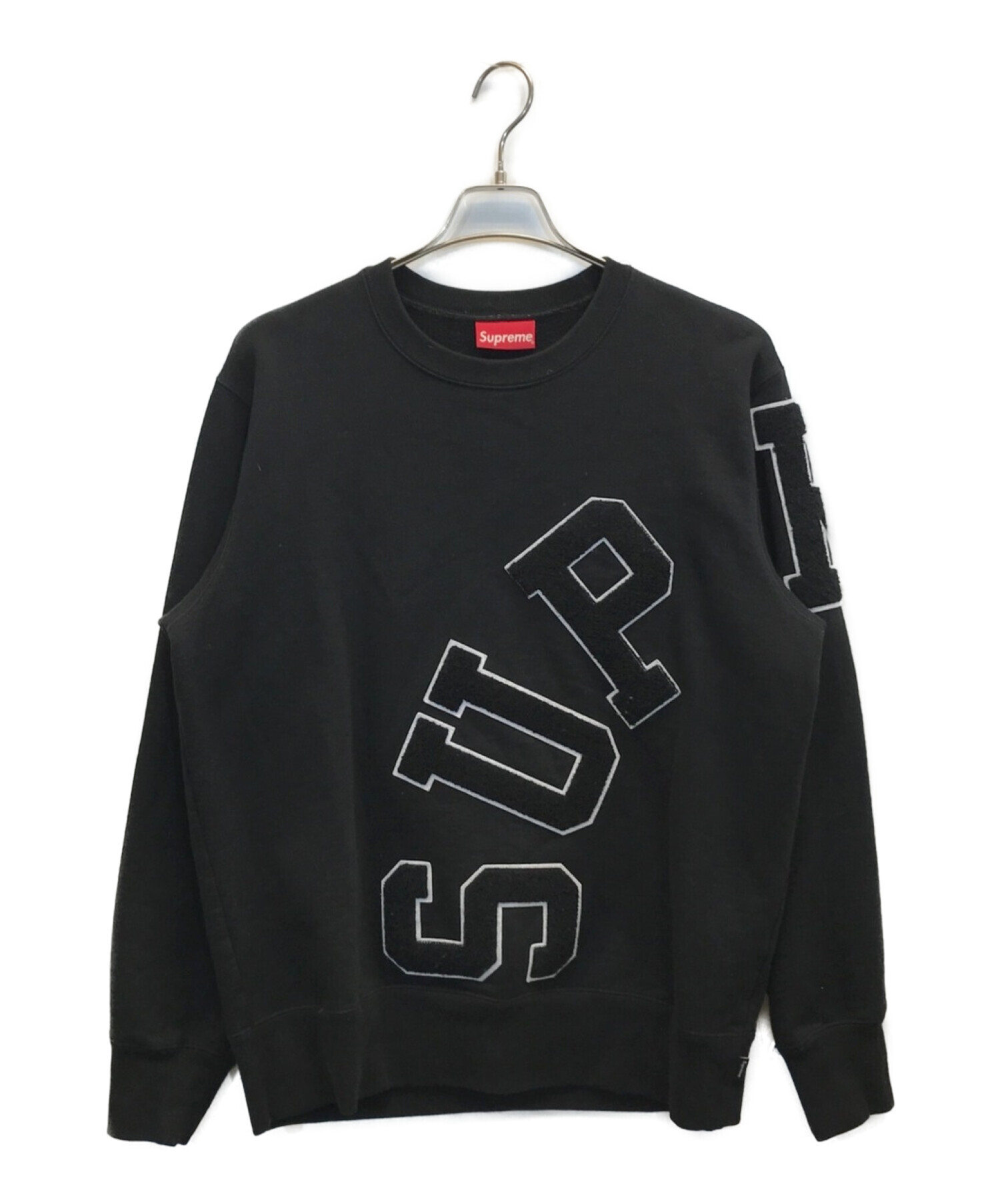 SUPREME (シュプリーム) 20AW Big Arc Crewneck Sweatshirt アーチロゴクルーネックスウェット ブラック  サイズ:M