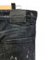 中古・古着 DSQUARED2 (ディースクエアード) 22AW SEXY TWIST JEAN セクシーツイストジーンズ  ダメージ ペイント加工デニム グレー サイズ:50：29800円