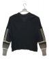 Mame Kurogouchi (マメクロゴウチ) 19SS Sash Jacquard Knit Pullover　ジャガードニット ブラック サイズ:1：8800円