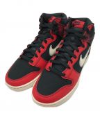 NIKEナイキ）の古着「Dunk High Plaid "Black/Pale Ivory/University Red" ダンク ハイ プレイド "ブラック/ペール アイボリー/ユニバーシティ レッド"」｜ブラック×レッド